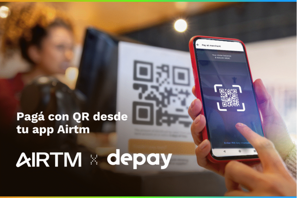 Depay y Airtm se alían para habilitar pagos con QR en toda Latinoamérica