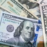 close up of USA banknotes, 100 us dollar note, 50 us dollar notes, 20 us dollar notes